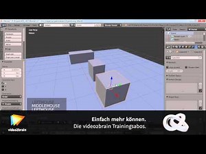 Blender 2.7 Tutorial: Objekte aneinander ausrichten |video2brain.com