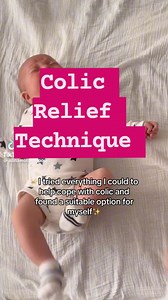 26K views · 1.3K reactions | Colic relief techniques for infants...