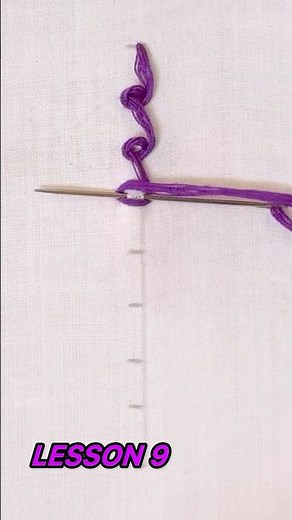 Scroll Stitch Tutorial | Hand Embroidery for Beginners #9