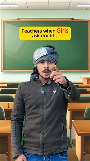 Asking doubt with Teacher 😂 #fyp #trending #comedy