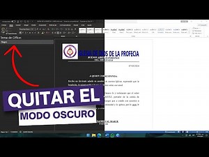 Como Quitar el Modo Oscuro en Word 2024 🍏💻