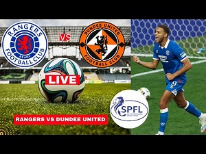 Rangers vs Dundee United 2-2 Live Scottish Premiership Football Match Score Commentary Highlights
