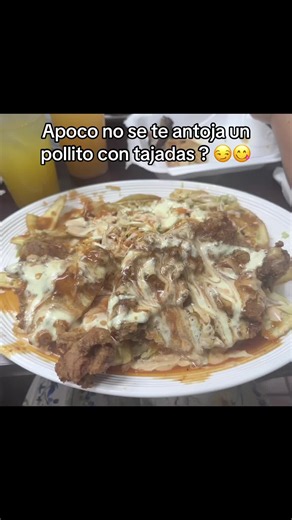 Pollo con tajadas catracho 😋😋🇭🇳💙 #pollocontajadas #kassava | pollo