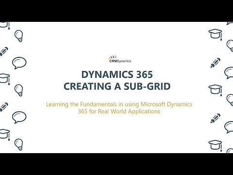 Creating a Sub-grid in Dynamics 365