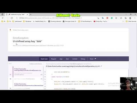Undefined array key laravel 8