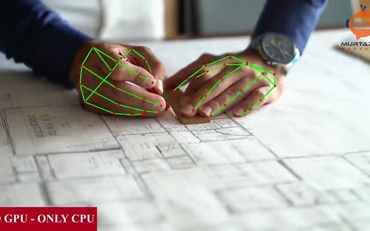 Hand Tracking 30 FPS using CPU _ OpenCV Python (2021) _ Computer Vision