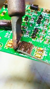 Removing an IC coated with a conformal coating can also be done using a soldering iron.✅ #trick #tips #soldering #remove #replace #ic #intergratedcircuit #mamas | Mamas Yanto
