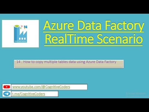 How to copy multiple tables data using ADF | Azure Data Factory | Real Time Scenario