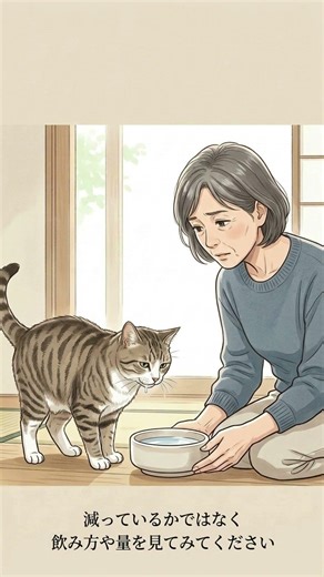 猫 水飲んでるのに足りてない見方