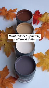 We're “hitting the road” with this mini palette inspired by fall road trips. Tell us where you're mentally traveling to today, then take an actual drive over to your locally owned Benjamin Moore store for a FREE color swatch of your favorite seasonal hue. | Benjamin Moore