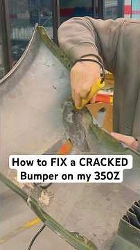 How to FIX a CRACKED Bumper!