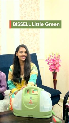 Manjusha G on Instagram: "With kids at home, spills and stains are part of the package deal 😅 But thanks to my BISSELL Little Green, I can clean sofas, carpets, AND even car seats in minutes! 💚 Lightweight, portable, and super powerful – it’s my little mess-fighting hero. Because with kids… mess happens! 🧃🍫🚗 #MomLife #BissellLittleGreen #CleanWithBissell #MessHappens #ParentingWithEase #MomLifeHacks #CarpetCleaning #SofaCleaning #CarSeatCleaning #KidsAndMess #PortableCleaner #HomeCleaning #