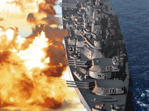 Fire for effect!2003-2024年间33部动画的舰炮射击片段