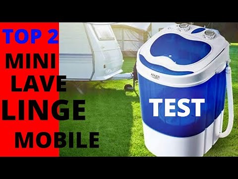 TOP2 : MEILLEUR MINI LAVE-LINGE MOBILE - TEST AVIS ET GUIDE D'ACHAT COMPARATIF 2022