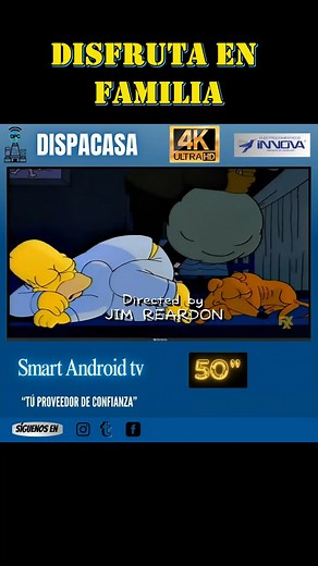 173K views · 5K reactions | Disfruta de tus programas favoritos con una calidad asombrosa en la nueva SMART ANDROID TV 4K de 50" DE INNOVA. ¡No te pierdas esta Oferta Imperdible! #smarttv #SmartTV4K #dispacasa #TuProveedorDeConfianza #simpsonsclips | Dispacasa | Facebook
