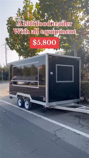 Tune Trailer/Truck on Instagram: "✨Your Mobile Restaurant Starts Here — And It Starts Affordable✨ Dreaming of launching your own food business? This 13ft fully-equipped food trailer is built to help you step into profit from day one. Quality build. Complete equipment. Clean finish. Only $5,800. Start your journey today — your customers are already waiting. 🚚🔥🍔 #foodtruck #foodie #foodtrailer #mobilekitchen #foodtrailerforsale #foodbusiness #streetfoodvendor #mobilefoodbusiness #startupbusines