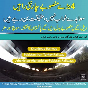 4 Mega Railway Projects That Will Redefine Pakistan’s Future | Not Dreams, But Reality | Gwadar CPEC | Part 2 #pakistanrailway #megaprojects #cpecprogress #railwayrevolution #pakistandevelopment #socioon #gwadarcpec #GwadarPort #IAHussain #baqarbilalhussain #GetTechnologies #getaway #getgroup | Gwadar CPEC.Pk