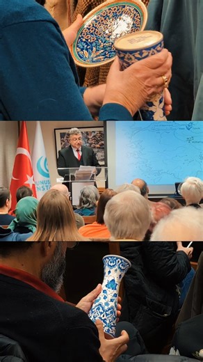 The Timeless Splendor of Turkish Tile Art: Kütahya Tiles unfolded as more than a lecture, it became a shared encounter with a living tradition. Led by Prof. Dr. Süleyman Kızıltoprak @suleymankiziltoprak , the evening traced Kütahya’s long journey as a centre of ceramic and tile production, from the Seljuk and Ottoman periods to the present day. Through history, material culture, and everyday life, Kütahya tiles emerged not merely as decorative objects, but as witnesses to social memory, craftsma