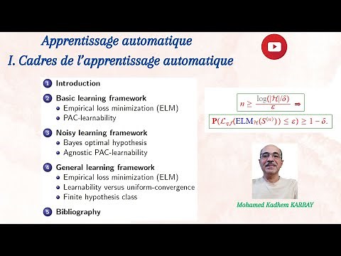 APPRENTISSAGE AUTOMATIQUE #1 | Cadres de l'apprentissage automatique | Machine Learning