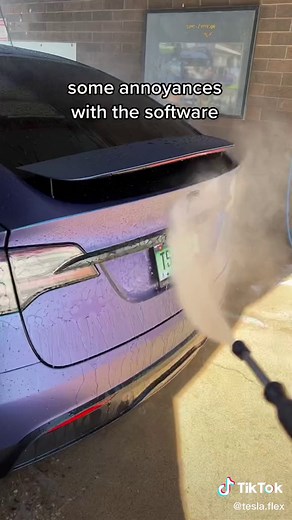 Driving the rivian just made me want it more 😩 but I have a Cybertruck reserved too 👀 #tesla #modelx #teslatok #rivian #r1t #teslawash #fyp