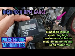 PULSE ENGINE TACHOMETER ang high-tech na RPM gauge