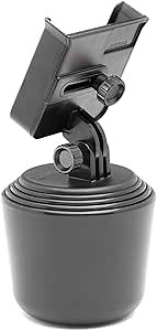 WeatherTech CupFone XL, Universal Cup Holder for Car, Phone Mount Automobile Cradle with Black Plastic Knobs