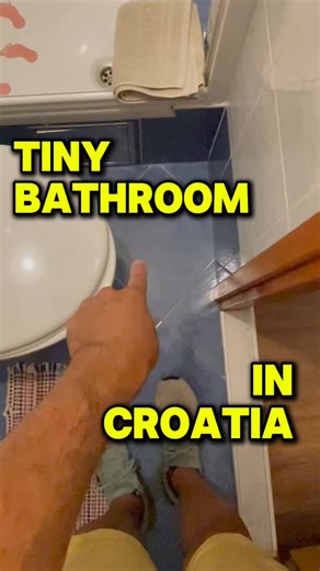 Europe’s smallest bathroom? . . . #bathroom #smallbathroom #tinybathroom #funny #travel #solotravel #backpacking | Mr. Montiel | Facebook