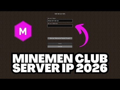 Minecraft Minemen Club Server IP 2026