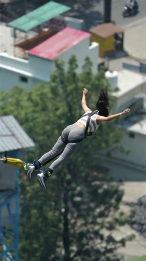 The ultimate adrenaline rush! 🚀#bungeejumping​ #bungeejumpinginrishikesh​ #trending #viralshort