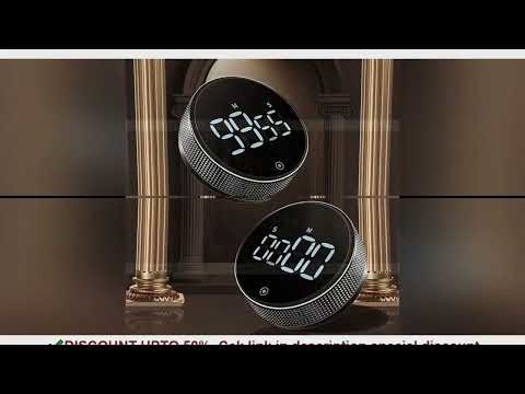 Dinrgo Magnetic Digital Timers Manual Countdown Kitchen Timer Countdown Clock Mechanical Counter