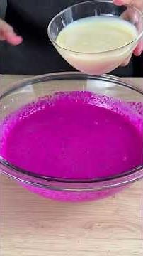 Do you have pitaya at home? Make this delicious recipe.