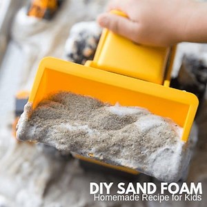 Sand Foam For Sensory Play | Little Bins for Little Hands