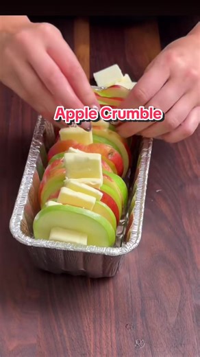 Apple crumble #applecrisp #applecrumble #applerecipes #simplerecipe #fyp