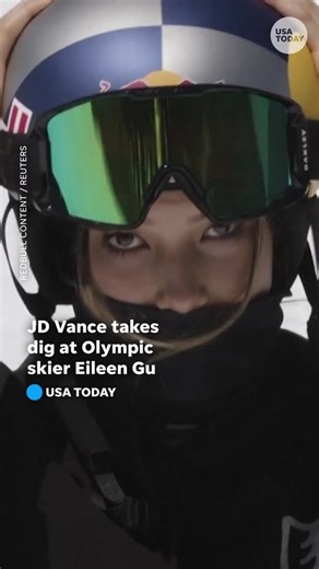 Vice President JD Vance was critical of American-born skier Eileen Gu for competing for China at the Olympics during a Fox News interview. | USA TODAY Sports