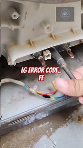 LG washing machine error code FE #washing #electrical