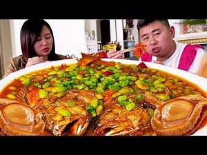 96 yuan for two abalones! Chao braised small yellow croakers with edamames, so delicious!