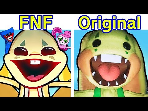 Friday Night Funkin' VS Poppy Playtime Chapter 2 | Bunzo Bunny/Huggy Wuggy/Mommy Long Legs (FNF Mod)