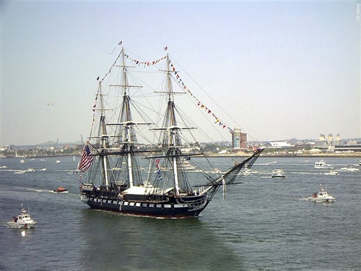 This Day in History: USS Constitution launched in Boston Harbor
