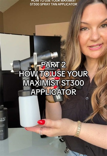 How to use the MaxiMist ST300 spray tan applicator. ✨ In this video, I’ll show you how to set up your spray tan applicator, spray vertically horizontally, and contour. ✨ For spray tan machine setup, check out my previous MaxiMist Lite tutorial. ✨ In my next video, I’ll walk you through how to use the MaxiMist HY-FLEX ST300N applicator. #spraytanmachine #maximist #spraytantutorial