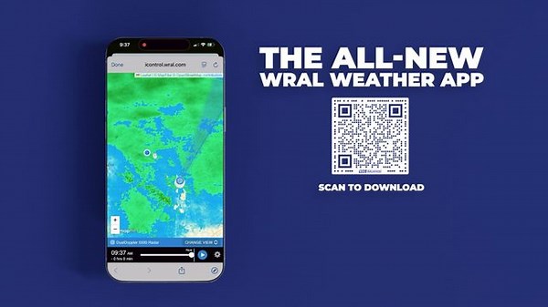 Severe weather is moving through North Carolina. Download the WRAL Weather App today!