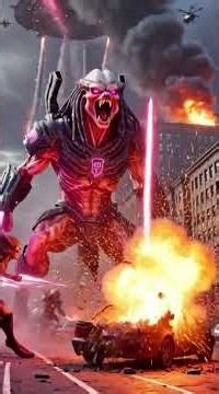 High-Value Cinematic Alien Predator Invasion Earth Apocalypse #scifimystery #aiart #midjourney