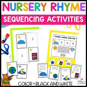 Nursery Rhymes Activities Sequencing Worksheets Kindergarten Songs