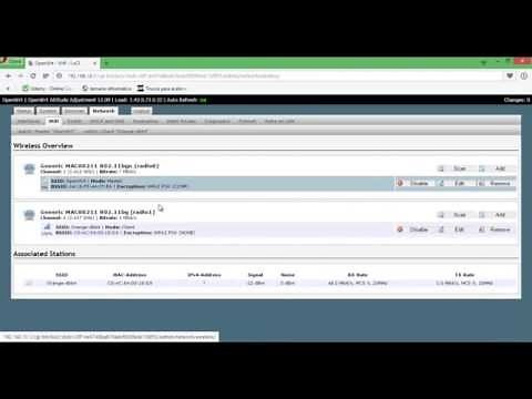 OpenWrt: Punto de acceso (ap) + cliente (antena usb wifi)