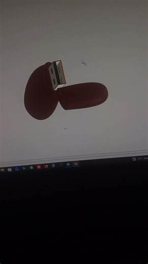 3D DRAWING OF USB IN SOLID WORK #foryou #likeandsubscribe #sketchup #DM FOR WORK