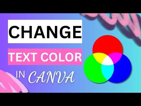 How to Change Text Color in Canva