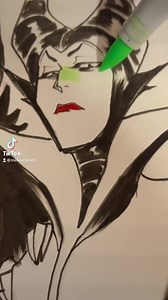 #maleficent #disney #copic #comic | Mirkand - Mirka Andolfo