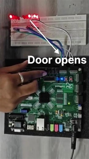 ZedBoard Elevator FSM Demonstration with PMOD LED Floor Indicator