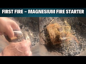 How to Get Your First Fire with a Magnesium Fire Starter From Harbor Freight