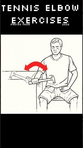 Tennis elbow exercises. #exercise #physiotherapy #elbows