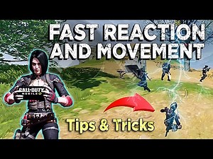 How To Do Fast Reaction & Movement in Battle Royale | Tips and Tricks Call of duty mobile CODM